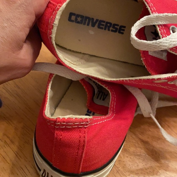 Converse all star sneakers classic red snd white nice M6, W8 unisex - Picture 11 of 15